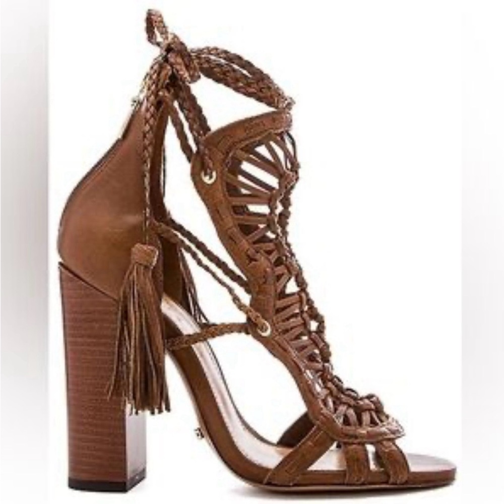 Shutz caged gladiator sandal